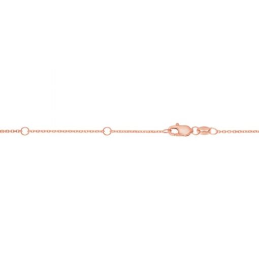 14 Karat Rose Gold Adjustable Chain
