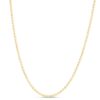 14 Karat Yellow Gold 2.5 mm Moon Cut Bead Ball Chain Necklace